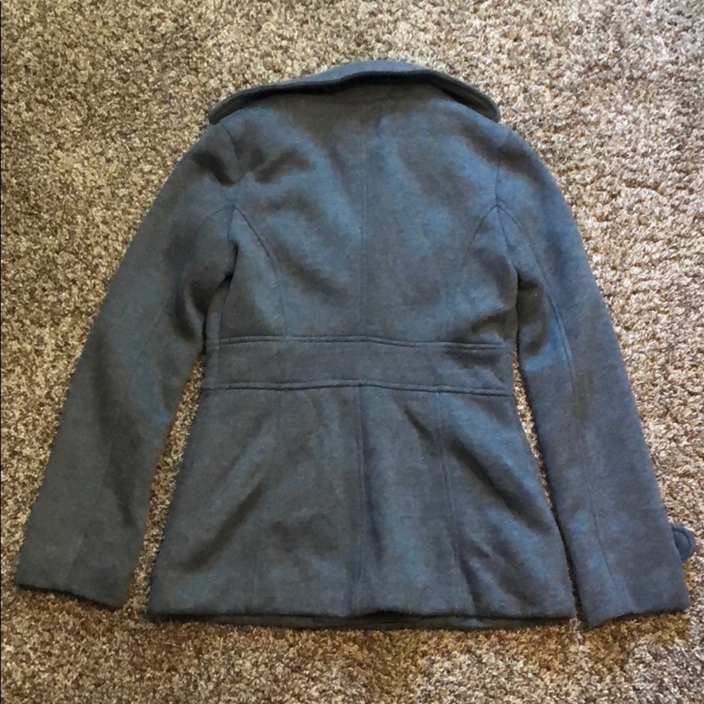 Gray pea coat - Picture 3 of 3
